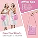 belle&birdie Water Bottle Carrier Bag with Phone Pocket for Stanley Cup 40/30 oz, 5 Compartments & Adjustable Strap, Portable Crossbody Water Bottle accessories Holder for Outdoor, Gym, Travel