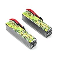 BETAFPV 2pcs Lava II 3S 580mAh Battery 11.4V 95C LiHV Lipo with XT30 Connector JST-XH2.54 Charge Plug Compatible for Brushless Whoop Drone Quadcopter Like Pavo20 Pro II Brushless Whoop Quadcopter