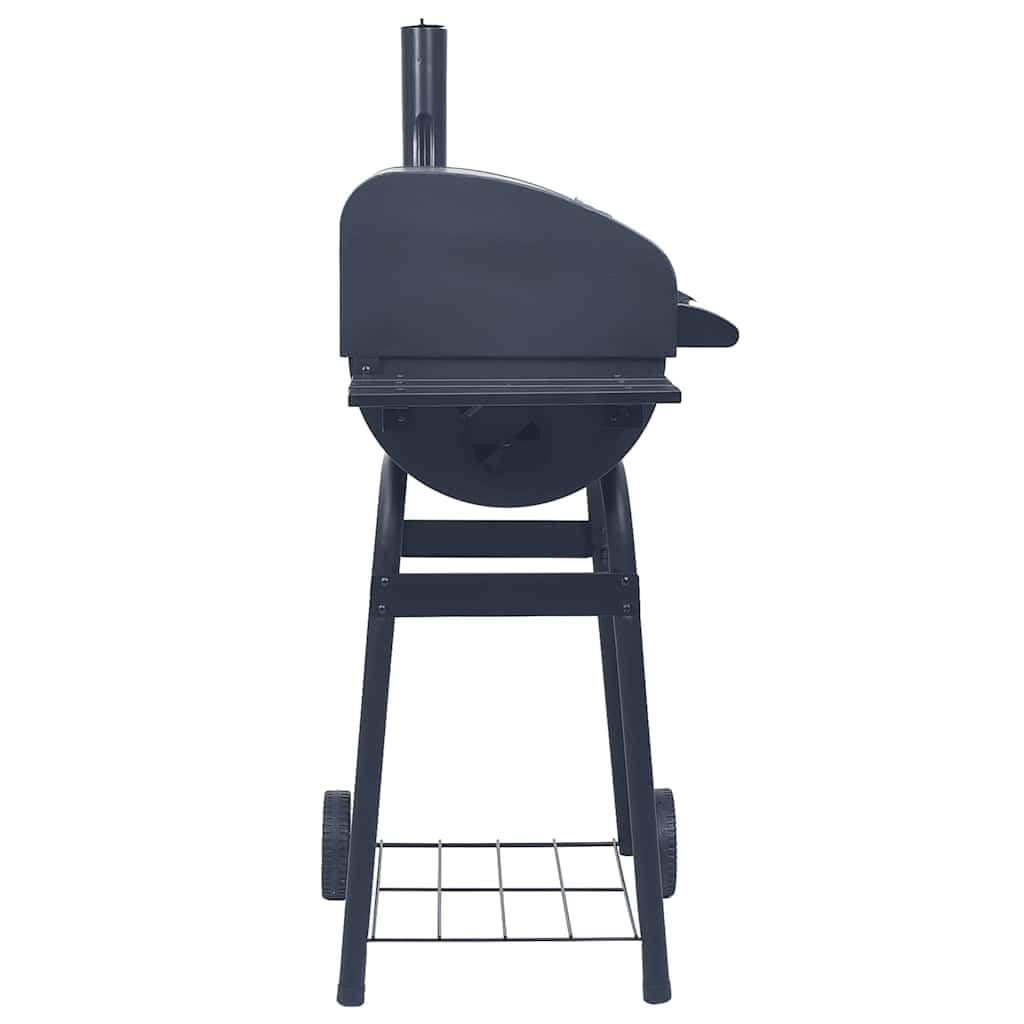 Barbacoa de carbón con ahumador y Estante Inferior Negro,Casa y jardín,Cocina y Comedor,Electrodomésticos de Cocina,Barbacoas,14kg-46649