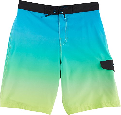 Speedo Men's Engineered Ombre e-Board Shorts Workout & Swim Trunks