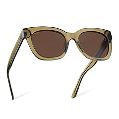 Khaki Crystal Green Frame / Brown Lens