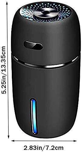 Humidificateur diffuseur d'air USB XMING noir mini format pour bureau