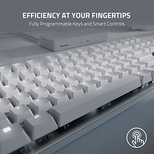 Razer Pro Type Ultra Wireless Mechanical Keyboard: Silent, Linear Switches - Ergonomic Design - HyperSpeed Technology - Connect up to 4 Devices - Fully Programmable Keys & Smart Controls by Razer - Image 6