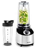 licuadora tefal infiny force 12  Tefal Freshboost BL181D - Licuadora (0,6 L, 0,6 L, Paso, Botones, Giratorio, Batidora de vaso, Negro, Plata)