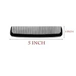 (6 Pack) 8" Colorful Styling Essentials Round Handle Comb Hair Combs and (1 Pack) 5" Favorict Pocket Comb (A) - Image 5