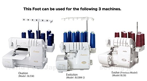 babylock"Blindhem Foot" Evolution (BLE8W-2), Ovation (BLES8), Evolve(BLE8W) Exclusive Serger Machine - Thumbnail 3