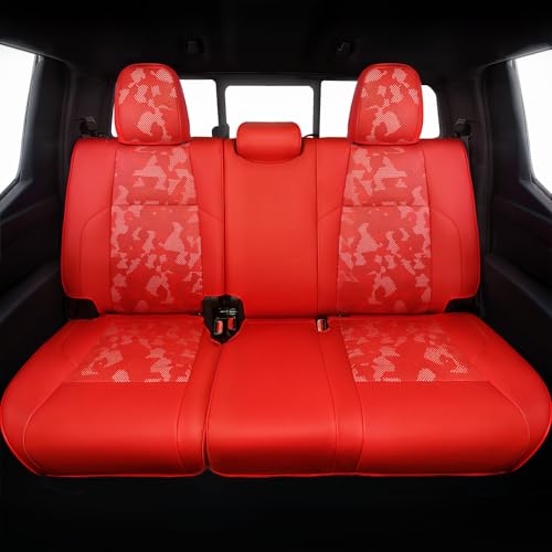 Image of Leather Seat Covers Custom Fit for Tacoma Gen 4th (2024-2026) Double Cab | Custom Fit for SR, SR5, TRD PreRunner, TRD Sport, TRD Off-Road, Limited, Trailhunter - Fully Covered - Fit Like a Glove