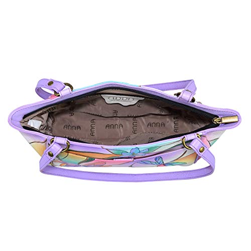Bolsa pequeña de cuero con pintura original para mujer miniatura 3