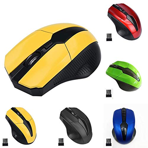 image for Zuckerfan Wireless Bluetooth Mouse,Ergonomics Wireless Mouse Opto-elec