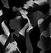VViViD+ 2020 Edition Black Stealth Large Sized Pattern Camouflage Vinyl Car Wrap Roll (15ft x 5ft) Self Adhesive Film Air Release Technology, Scratch Resistance, Protective Liner, Bubble-Free