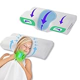 InnovaNest] Almohada Antironquidos - Almohada ergonómica con Firmeza Alta - Almohada Cervicales y Cuello - Ideal como Almohada Viscoelastica - Descanso Óptimo para Dormir - Almohada de Viaje | Elige