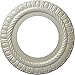 Ekena Millwork CM10CLFBS Claremont Ceiling Medallion, 10 5/8"OD x 5 3/4"ID x 1/2"P, Hand-Painted Flash Blue