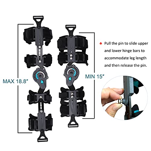 Komzer Hinged Elbow Brace,Adjustable Post Op Rom Elbow Brace With Sling Stabilizer Splint Arm Injury Recovery Support After Surgery (Left) #TOP5