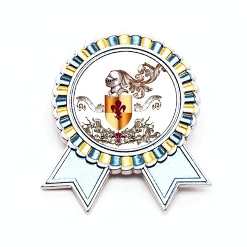Broche emblème médiéval chevaliers Union européenne fixation veste M