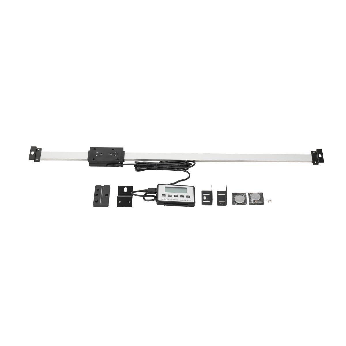 Digital Readout Kit Preciso Digital Linear Scale LCD Kit de lectura digital Pantalla Digital 0-500 mm Torno LCD Escala Lineal Digital Readout Kit para Fresadoras Tornos