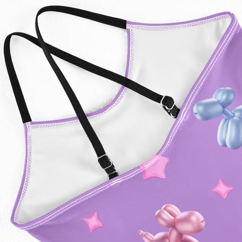 Image of Girls one Piece Swimsuit Summer UPF 50+ Quick Dry Beach Bathing Suit with Straps Swimwear 3-10 Years