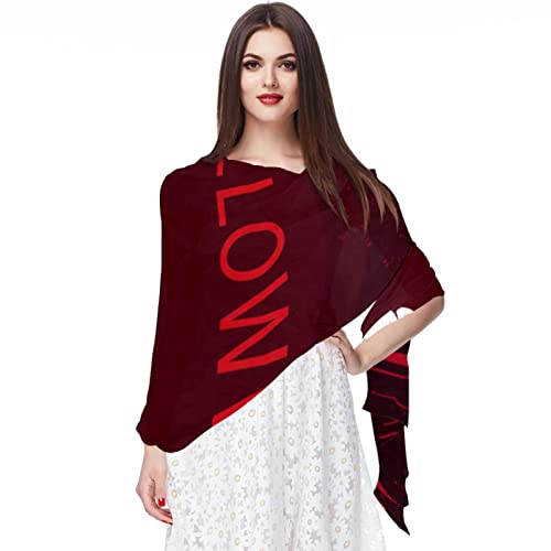 Écharpe orange ballon d'Halloween pashmina femme multicolore