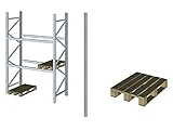 Dexion P90 Pfosten Profil Einzelstütze Stütze H 4000 mm Rahmen Palettenregal