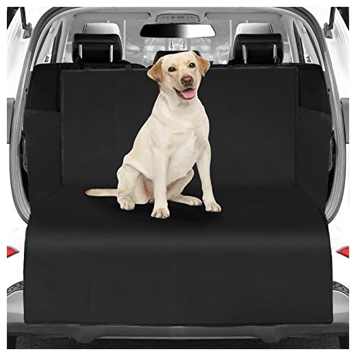 WOMGF Telo Auto per Cani Universale Copertura Bagagliaio Protezione Portabagagli Tappeto per Bagagliaio di Grandi Dimensioni con Protezione Laterale