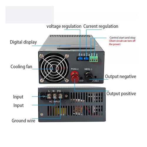Alimentation à découpage réglable 1000W DC 0-150V pour industrie et CCTV - 5