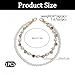 Layered Gold Pants Chain For Men Women, Layered Pearl Wallet Chain Belt Accessories Fashionable Pocket Pearl Love Heart Rhinestone Beads Jean Punk for Biker