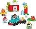 Mega Bloks Fisher-Price Toddler Building Blocks Toy Set, Green Town Grow & Protect Farm with 51 Pieces, 3 Figures, Ages 1+ Years