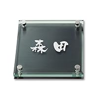 丸三タカギ ネームプレート 彫り込み済表札 ソリッドガラス 永田 Amazon.co.jp: 丸三タカギ ネームプレート 彫り込み済表札 ソリッド