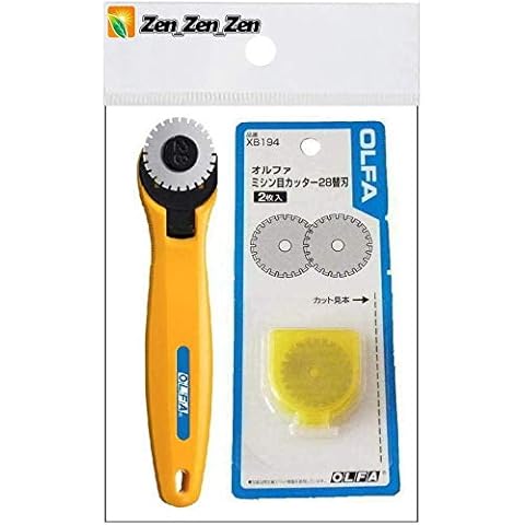 OLFA Perforation Cutter 28 235B / Replacement Blade(28mm) 2 Blades XB194 (with Our Shop Original Description of Goods)[ Zen_Zen_Zen Original Package] Cover