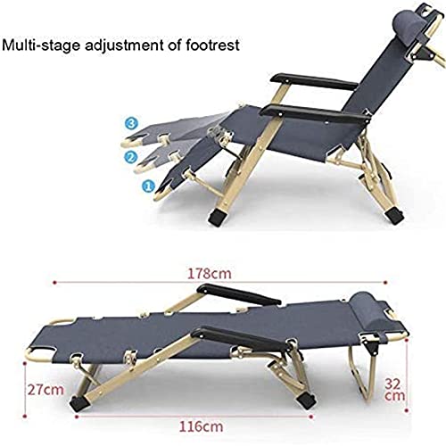 Fauteuil inclinable portable pliable et respirant pour grand confort de salon