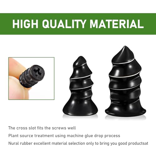 Image of Pack-30 Car Tire Repair Screw Kit, 2 Specifications of Quick Vacuum Self-Service Tire Repair Nails, Tight Fit and Perfect Sealing Waterproof Tool, Universal for Cars Motorcycles Trucks (Black)