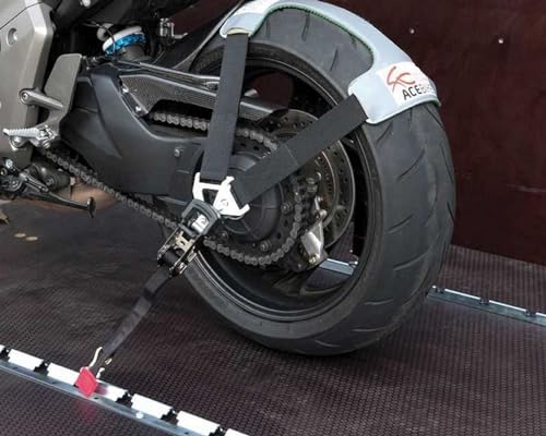 Set de correas para el transporte seguro de la moto en remolques y furgonetas Tyre Fix de Acebikes