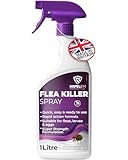 REPELEM Flea Spray for The Home - Professional Strength, Household Treatment, Killer for Home, Kills Fleas, Larvae & Eggs (1L Flea Spray)