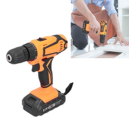 CHENQIAN Doppelgeschwindigkeits-Handheld-Lithium-Bohrmaschine Multifunktions-Akku-Elektroschrauber Elektrowerkzeug 64,2… – Bild 6