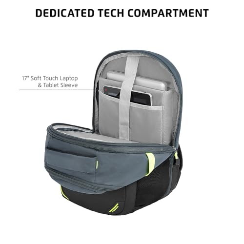 Image of Safari 43L Expandable Laptop Bag with Armor Base, Raincover, 3 Compartments, Compression Straps, Large Size Travel Bag, Ideal For 3-4 Days Staycations, Hiking, Office Bag