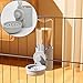 GKYZBB Gray Hanging Automatic Food Water Dispenser,Rabbit Feeder Guinea Pig Water Bottle Food Feeder for Ferret Guinea Pig Rabbit Bunny Cage Accessories,500ml/1600ml