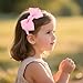 7Rainbows Fashion Cute Rose Pink Bow Headband for Girls Toddlers.