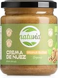 Natuvid | Crema de Nuez BIO | 250g | 100% Natural y Vegana | Rica en Proteína y Fibra | Sin Gluten, Sin Lactosa y Sin Azúcares Añadidos | NON-GMO | Crema Untable Saludable | Sabor Intenso