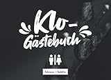  Klo-Gästebuch I ankreuzen & ausfüllen: WC Klobuch für Gäste als Eintragbuch & Geschenkidee zur Haus & Ferienwohnung Einweihung I Kloordnung I lustige ... I 21x15 cm I Schwarz Weiß I Wassertropfen