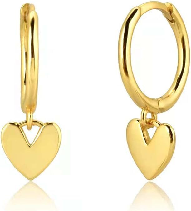 See full amazon price history chart for El Regalo Womens Stainless Steel Heart Hoop Earrings- Waterproof/Anti-Tarnish Vintage Love Drop Huggie Hoop Earrings For All Day Wear (Golden) El Regalo Womens Stainless Steel Heart Hoop Earrings- Waterproof/Anti-Tarnish Vintage Love Drop Huggie Hoop Earrings For All Day Wear (Golden) (B0DFMFHPTX) Amazon Price History, Amazon Price Tracker