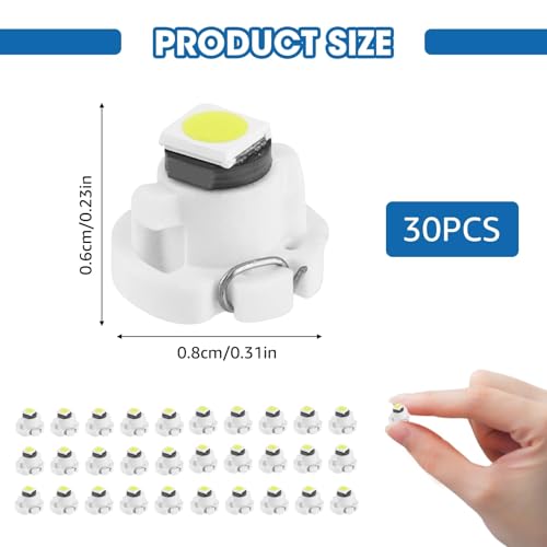 Pack 30 Bombillas LED T3 para Tablero Vehículo miniatura 3
