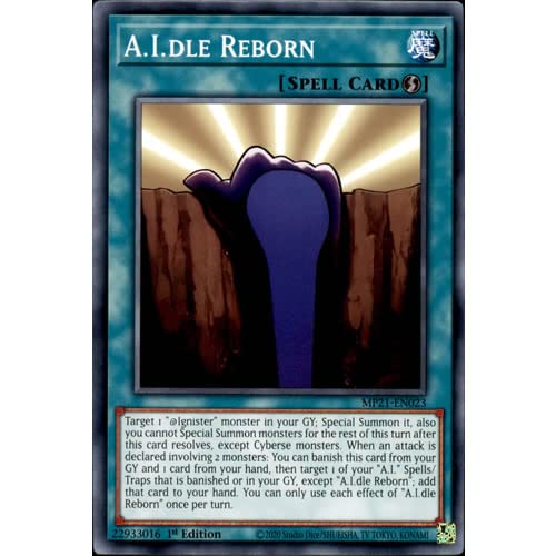 Yugioh Singles MP21-EN023 1st Ed A.I.dle Reborn Common Card Mega Pack 2021 Single Card