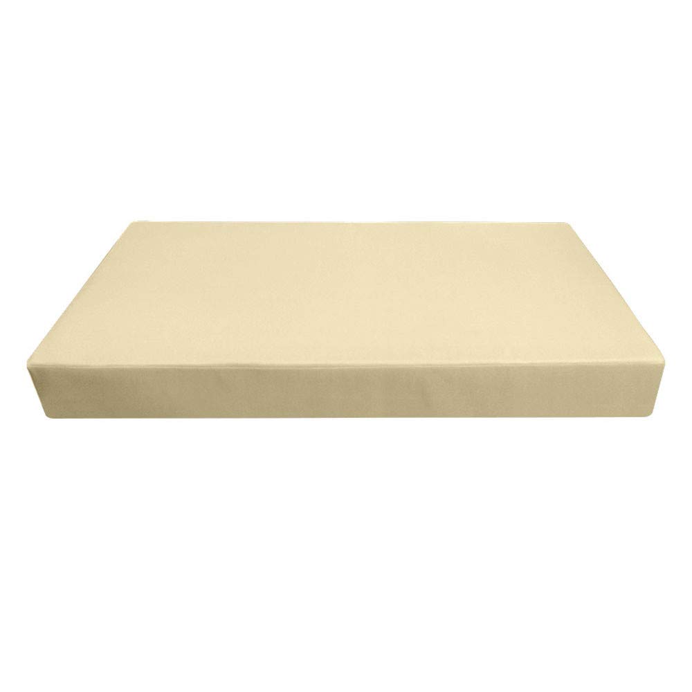 Prolinemax Daybed Mattress & Bolster Cover Set - Twin Size, Water Repellent Polyester, Style 5 With Contrast Trim