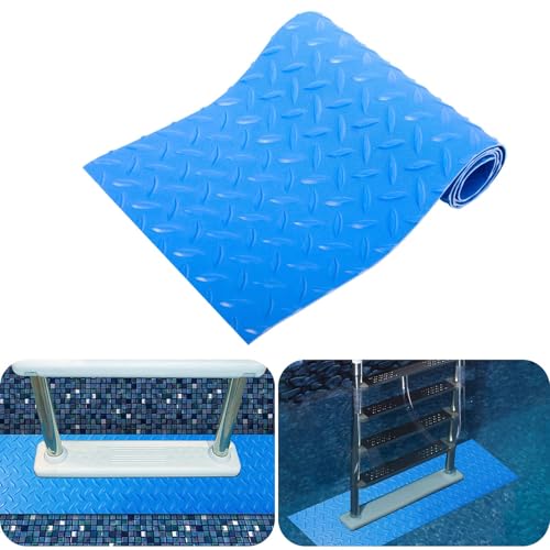 9x36 inches Swimming Pool Ladder Mat Protective Swimming Pool Step Pad for Above Ground Swimming...