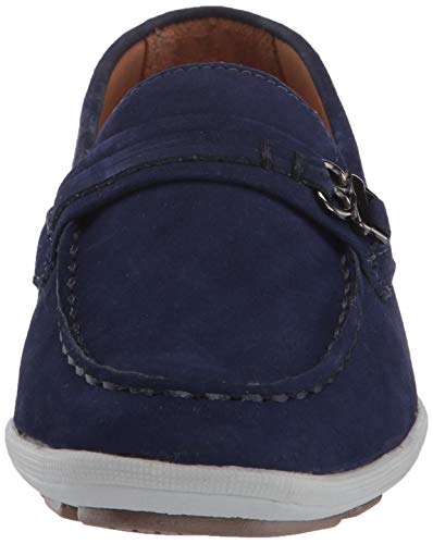 Image of Driver Club USA Kids' Kids Boys /Girls Genuine Leather Driving Loafer with Rope Anchor Detail