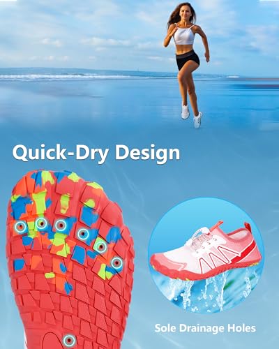 Image of Water Shoes for Women Men Quick-Dry Barefoot Shoes Breathable Aqua Socks for Swim Beach River Pool Lake Hiking Surfing Kayaking