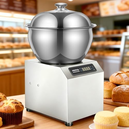 1800W Commercial Dough Mixer with Ferment Function, 11LBS/18LBS Stainless Steel Dough Maker for Bread & Pizza, Heavy-Duty Mixer for Bakery Use