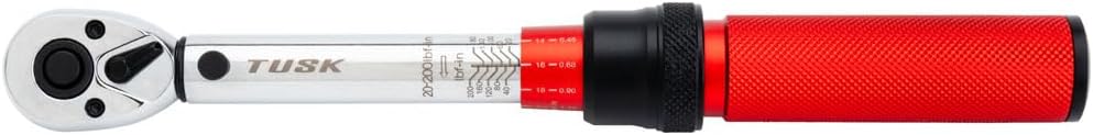 TUSK Torque Wrench (1/4") Drive 20-200in lbs