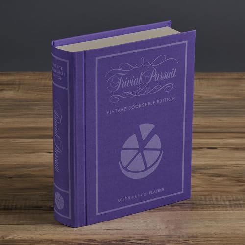 Trivial Pursuit Vintage Bookshelf Edition juego de mesa trivia miniatura 7