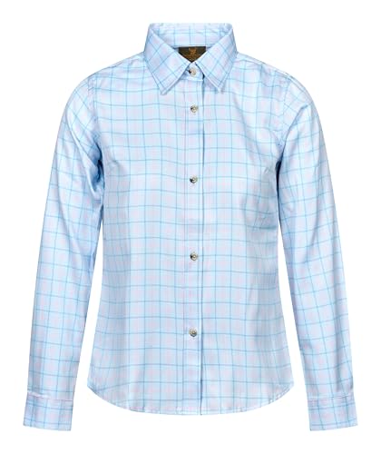 Chemise à carreaux Tattersall haut de gamme en coton doux sans poche coupe campagnarde chic