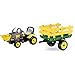 Peg Perego - Maxy Excavator & Perego Rimorchio A 2 Ruote, John Deere Stake-Side Trailer